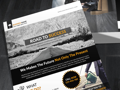 Corporate Flyer (2 Sided) 2 sided advertisement business corporate corporate flyer flyer solution template