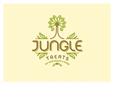 Jungle Treats coconut jungle palm tree