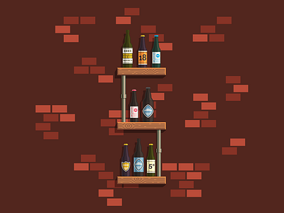 Bottles on the shelf brand identity branding illustration illustration design logo logo designer logo inspiration logomark logos mark marks minimal logo minimal logo design minimal logos minimalist logo simple logo simple logo design simple logos symbol symbols