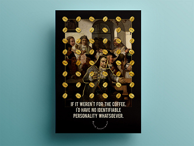 21 days of posters #8 21dayproject aesthetic coffee designquote inspirational letterman minimalist poster quote typography