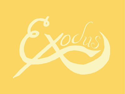 Exodus bible exodus genesis illustration journey lettering