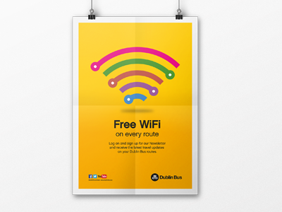A2 Poster Wifi a2 poster mcdaid wifi yellow