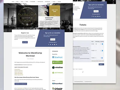WordCamp Montreal 2015 design wordcamp wordpress