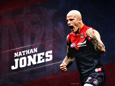 Nathan Jones demons melbourne mfc photoshop wallpaper