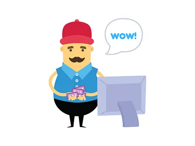 Games ticket sell illustration cartoon colors design flat funny graphic illustration vector