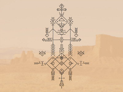 Native line native pattern traditionnal