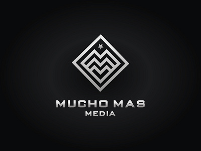 Mucho mas media m monogram media logo movie logo