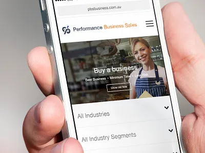 Buy and Sell Business mobile mockup