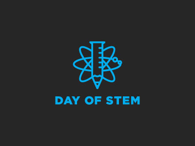 Stem Forward Logo design like mad dlmmke engineer logo engineering flat logo milwaukee nonprofit one color logo stem