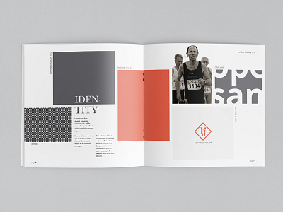 LJ branding design editorial healthy identity layout lj logo orange pattern typography vietnam