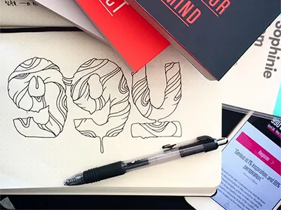 99U Conference 99u behance freehand illustration typography