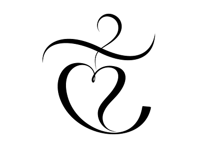 floral heart paciencia type family typedesign typography