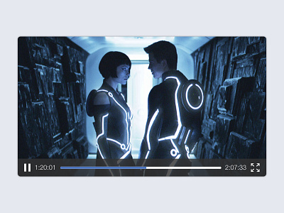 Video Player practice tron legacy video player