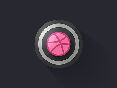 Captain Dribbble ! captain america dribbble flat long shadow super hero