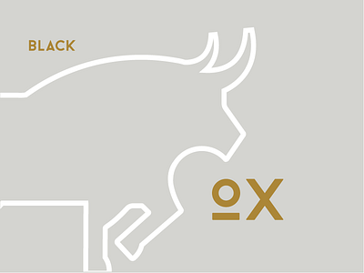 Black Ox Bistro secondary graphics branding graphic design icon logo design mark visual identity