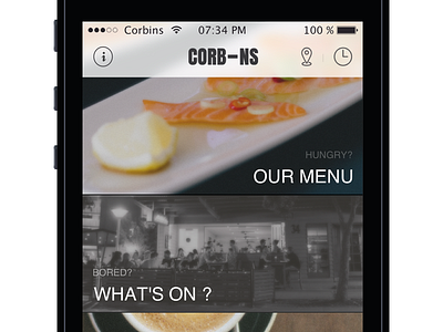 Corbins Shot cafe ios iphone