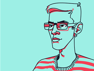 Updated Self-Portrait james hazael me portrait self portrait stylized