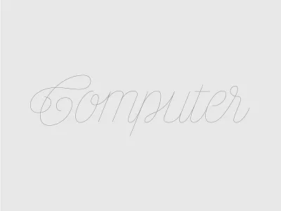Computer computer monoline script