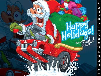 Ratfink Christmas christmas holiday hotrod ratfink santa santa clause tycoon creative