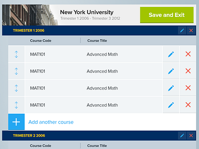 A List as Long as your Arm design intuitive company list school spreadsheet ui