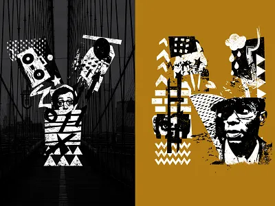Brooklyn Type Dribbble brooklyn hip hop jay z lettering mos def music new york rap type woody allen