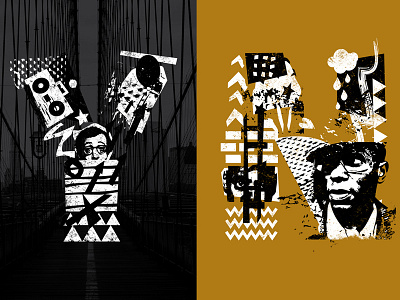 Brooklyn Type Dribbble brooklyn hip hop jay z lettering mos def music new york rap type woody allen