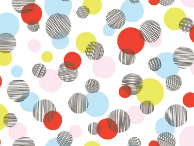 Beachballs illustration pattern