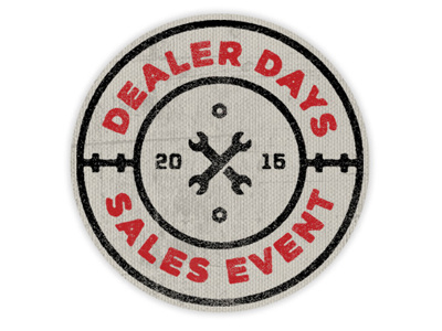 Dealerdays 2015 badge mahindra sale tangelo tractors wrench