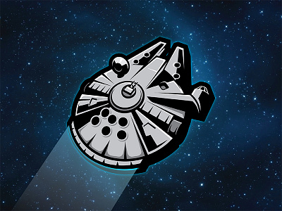 May the 4th be with You! battlefront chewbacca graphic design han solo illustration logo millennium falcon star wars the force awakens vector