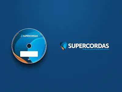 Supercordas / Branding blue branding guitar pick logo marca mark music school sc supercordas symbol yellow