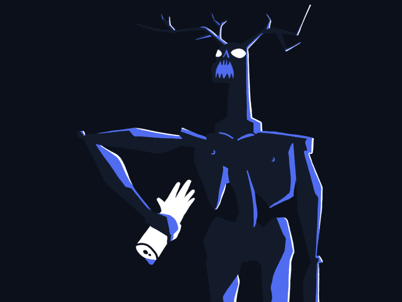 Mythical Monday 42 - Wendigo algonquian american cannibal cannibalism creature demon folklore mythical nature skinny spirit