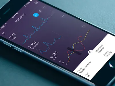 LH app 7hp design app apple black flat ios8 iphone lh mobile red ui ux