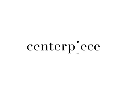 CENTERPIECE brandmark branding chic clean dot freelance luxurious luxury project simple