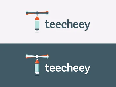 Teecheey logo brand design logo logotype teechee