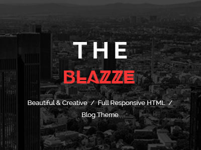 The Blazze - Ultimate Masonry Blog/Magazine Theme blog magazine masonry vimeo wordpress youtube