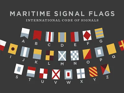 Maritime Signal Flags boat chronicle ciphers codes flags gotham hco maritime nautical signalling