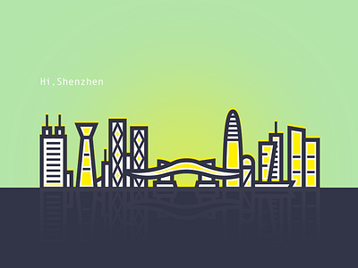 HI,Shenzhen illustration shenzhen