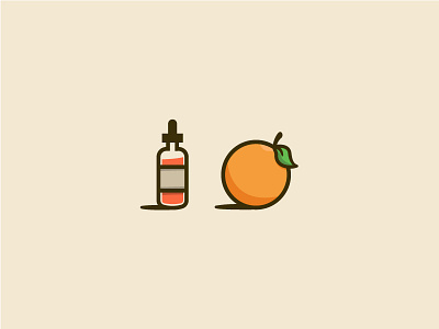 Blood Orange Bitters bitters blood orange illustration