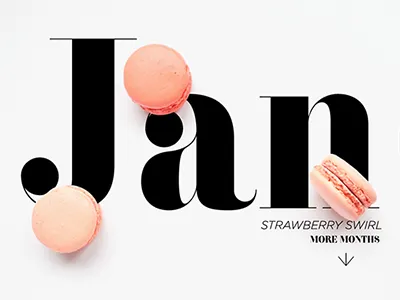 Gem color cookie design graphic design macaron photography type typography