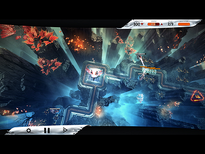 Game UI - Anomaly Defenders anomaly defenders defends game tower ui ux