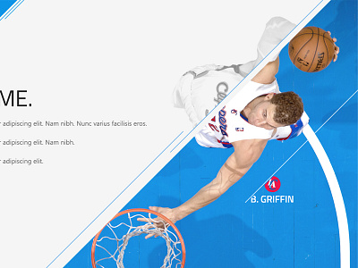 Triple Double basketball dunk sports ui design