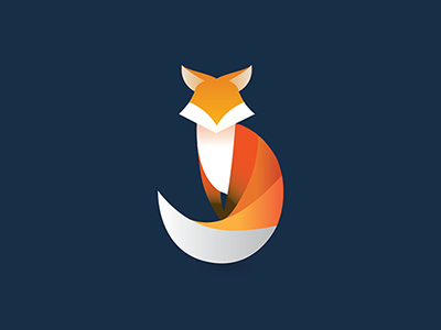 Fox - Animal Logo animal brand color flat fox fox logo illustration logo mark sketch