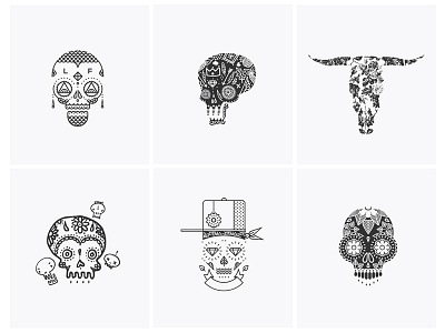 Hipster Skulls hipster skulls