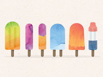 How to Create a Watercolor Popsicle in Illustrator how to ice cream illustrator popsicle popsicles summer tutorial video watercolor watercolour