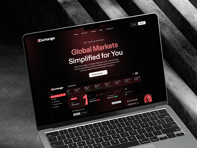 Forex Brokerage and Trading Website Design brokerage crypto design forex landing page market metatrader mt5 trading ui uiux ux web web design website