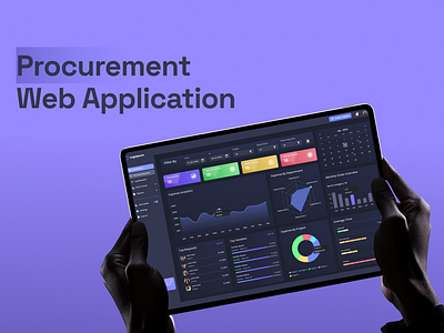 Procurement Management System ui ux web design