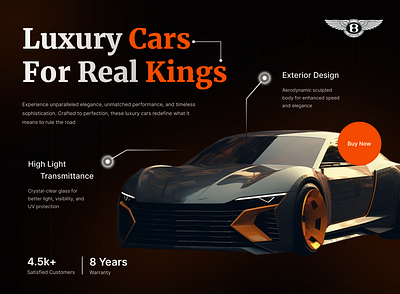 luxury car branding banner banner branded car branding cars branding graphic design logo luxury car social media post ui ux