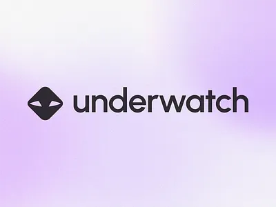 Underwatch – Logo Design 1984 big brother branding control design eye flat gradient icon light logo mesh minimal minimalism minimalist orwell pink under watch