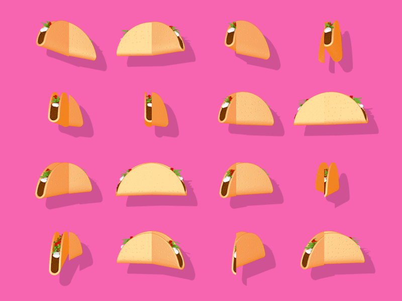 Wanna Taco bout it? 3d cinco de mayo loop split screen tacos