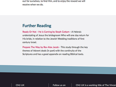 Further Reading clean grey pink turquoise web site
